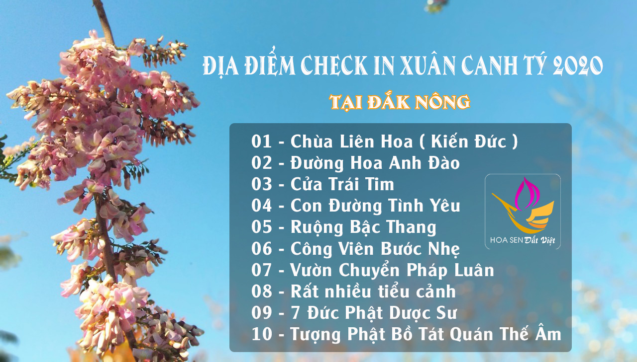 10 Địa điểm check in  không thể bỏ qua tại Đắk Nông Xuân 2020 