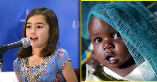 Cô bé 7 tuổi cứu sống hàng triệu trẻ em châu Phi