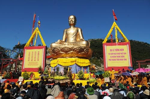 Bảo tượng Phật hoàng Trần Nhân Tông lập kỷ lục châu Á