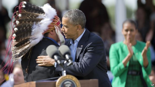 Tổng thống Obama đến thăm khu bảo tồn của người Da Đỏ